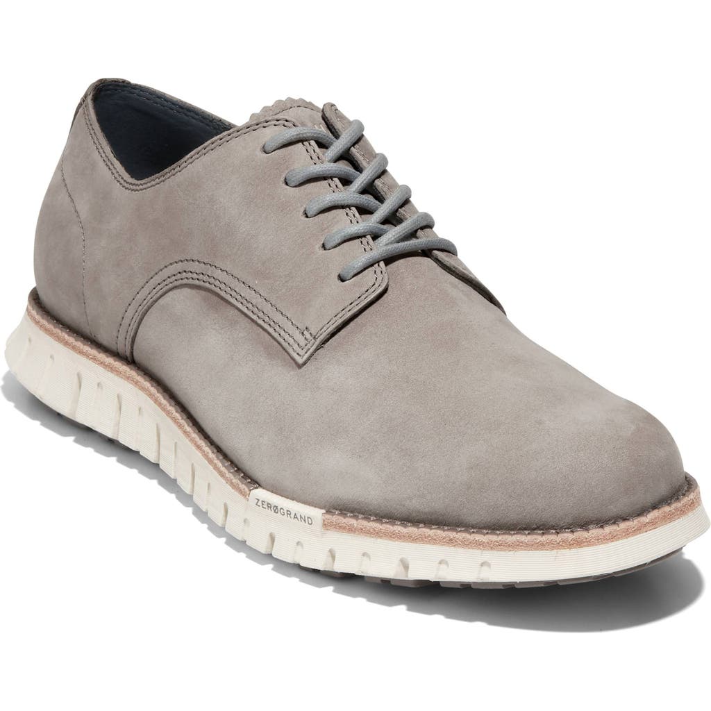 Cole Haan Zerogrand Remastered Plain Toe Derby In Gray