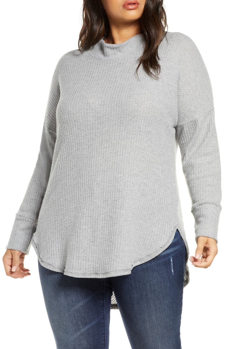 Caslon® Thermal Knit Tunic (Plus Size) | Nordstrom