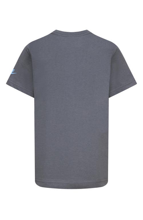 Shop Nike Kids' Boxy Air Graphic T-shirt In Smoke Grey