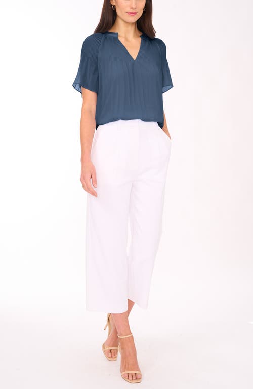 Shop Halogenr Halogen(r) Release Pleat Blouse In Swift Seas Blue