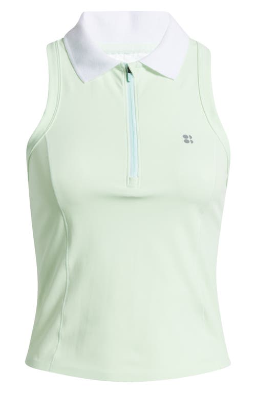 Shop Sweaty Betty Power Tennis Tank Top In Matcha Green