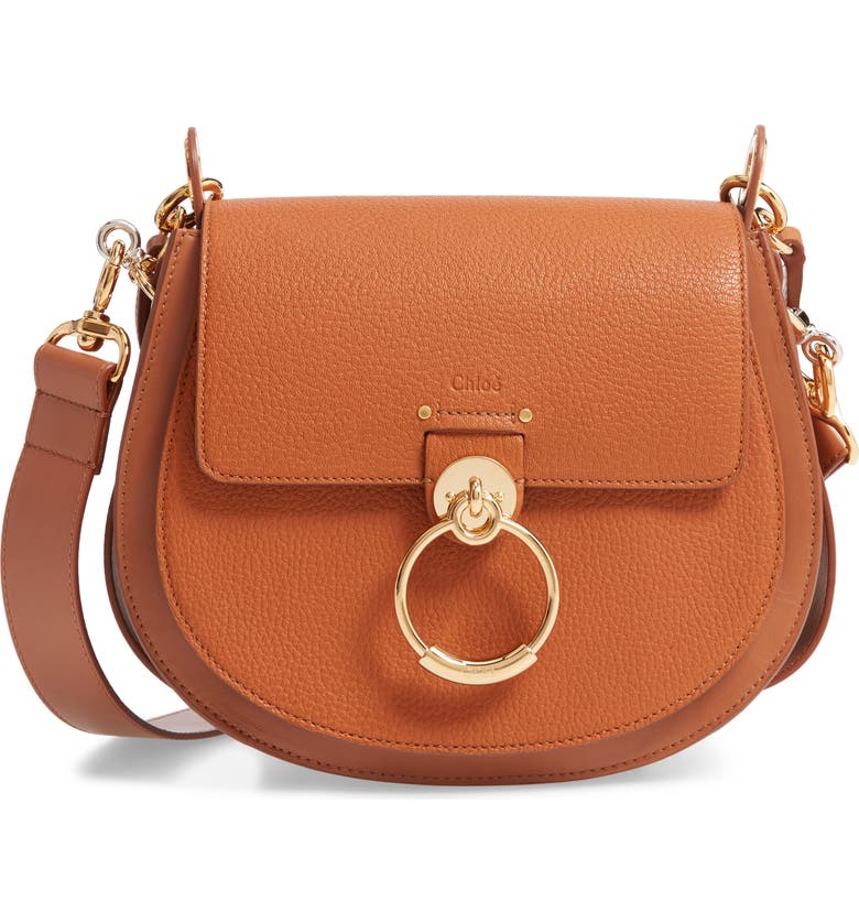 Chloe Large Tess Grained Lambskin Leather Shoulder Bag Nordstrom