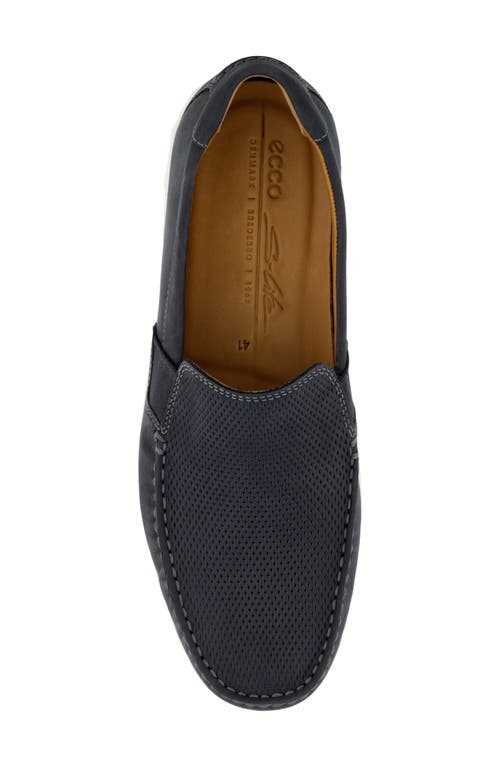 Shop Ecco S Lite Moc Toe Slip-on In Black/black