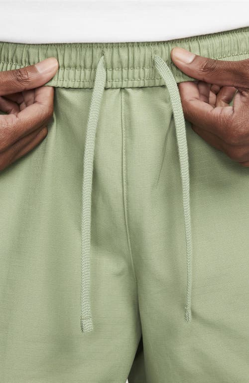 Shop Nike Club Cargo Shorts In Oil Green/white