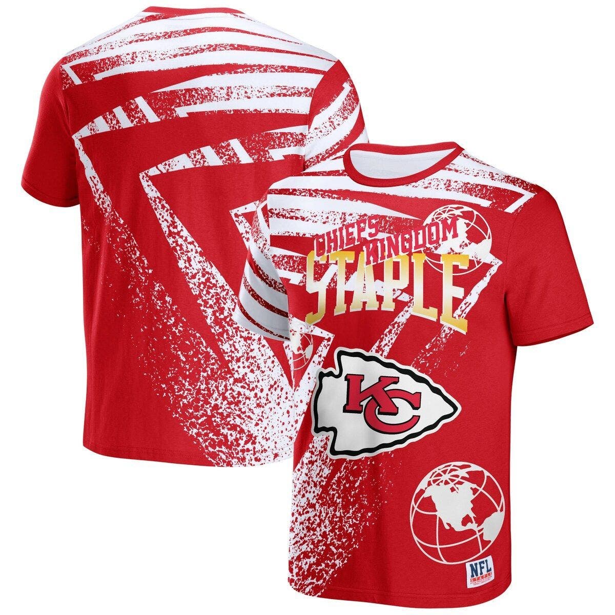 STAPLE Men's NFL x Staple Red Kansas City Chiefs All Over Print TShirt