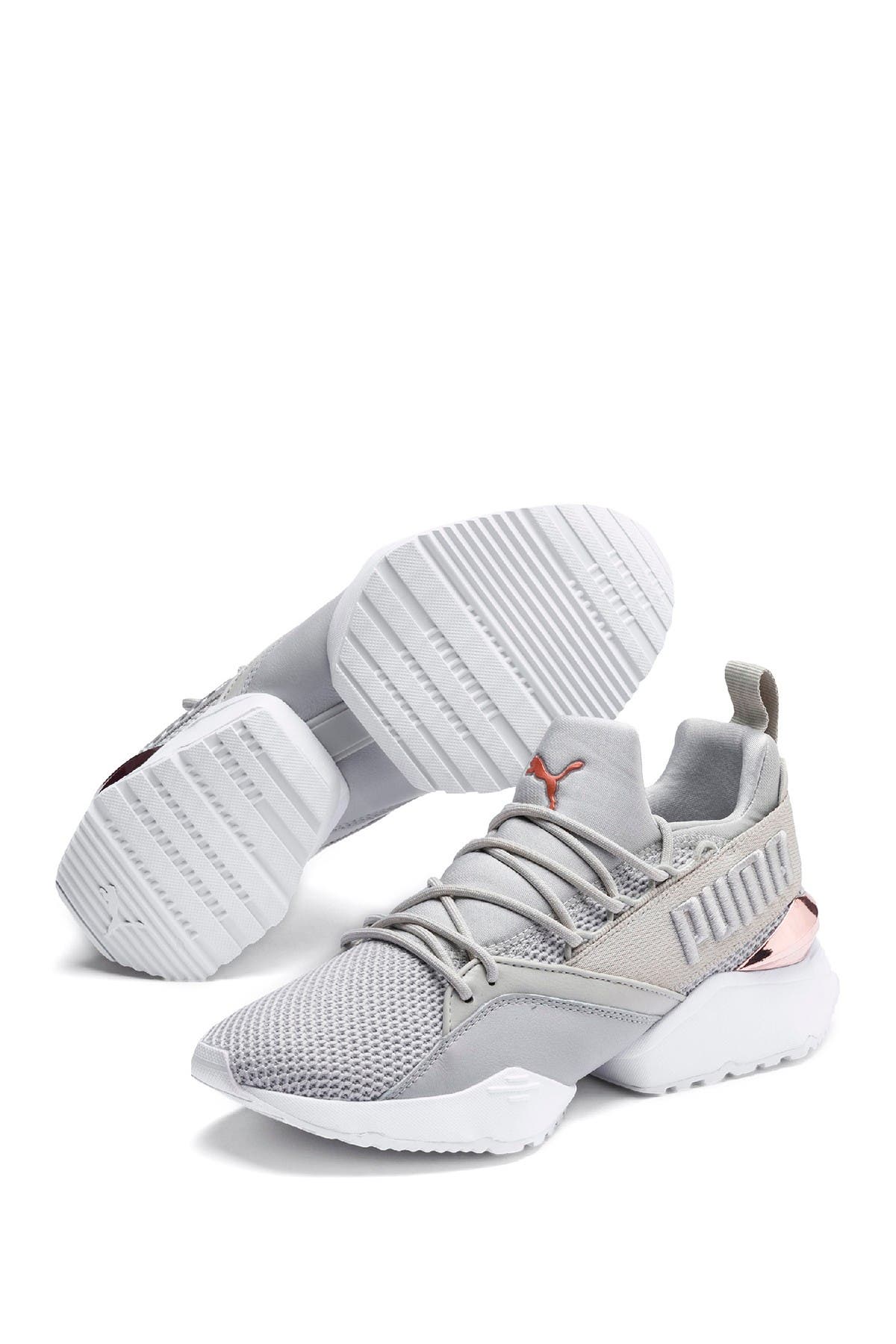 puma muse metallic sneaker