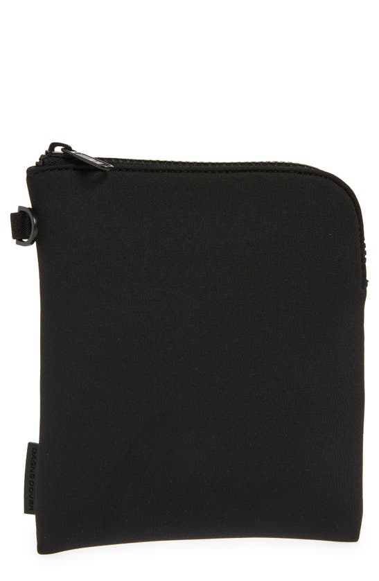 Dagne Dover Skye Organic Cotton Essentials Pouch In Black