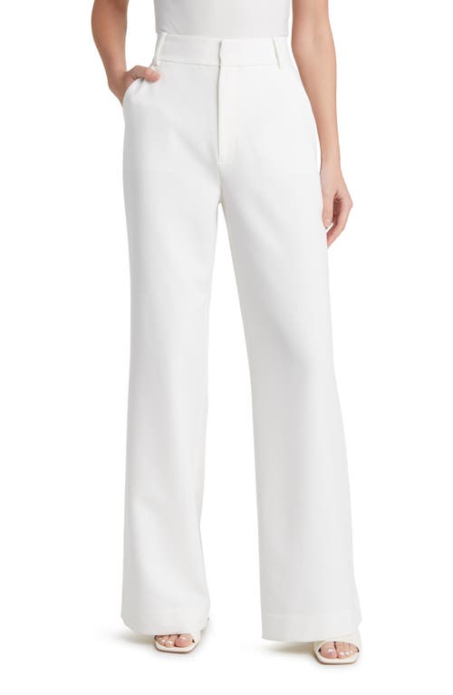 Favorite Daughter The Jones Wide Leg Pants Ivory at Nordstrom,