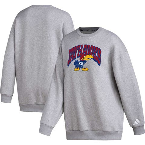 Adidas St Louis Blues Mens Grey Vintage Crew Long Sleeve Crew Sweatshirt