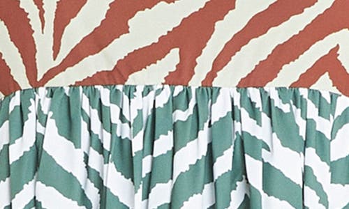 ENGLISH FACTORY ENGLISH FACTORY COLORBLOCK ZEBRA PRINT TIERED MAXI SUNDRESS