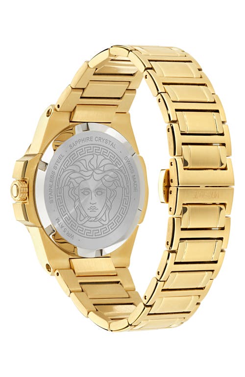 Shop Versace Hera Bracelet Watch, 37mm In Ip Yellow Gold