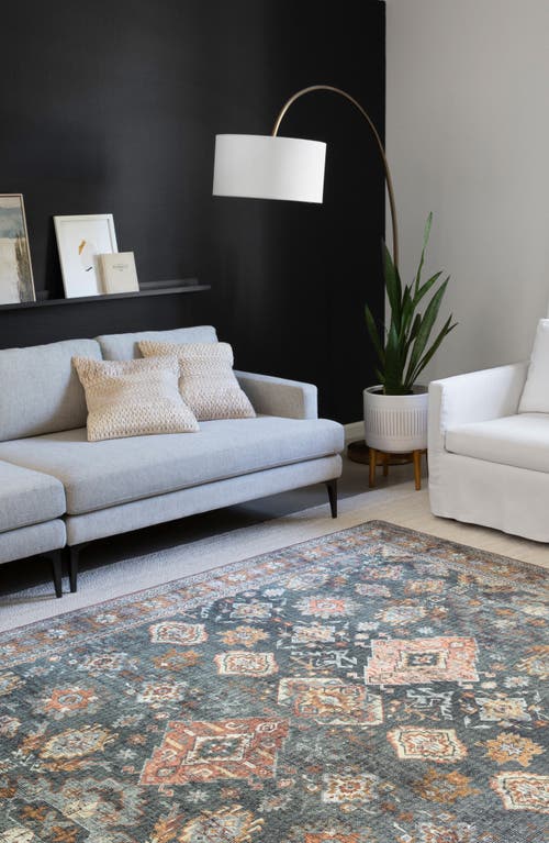 Loloi Ii Skye Collection Rug In Sea/rust