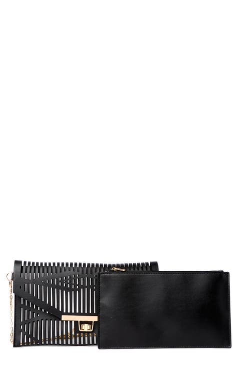 nordstrom rack black clutch