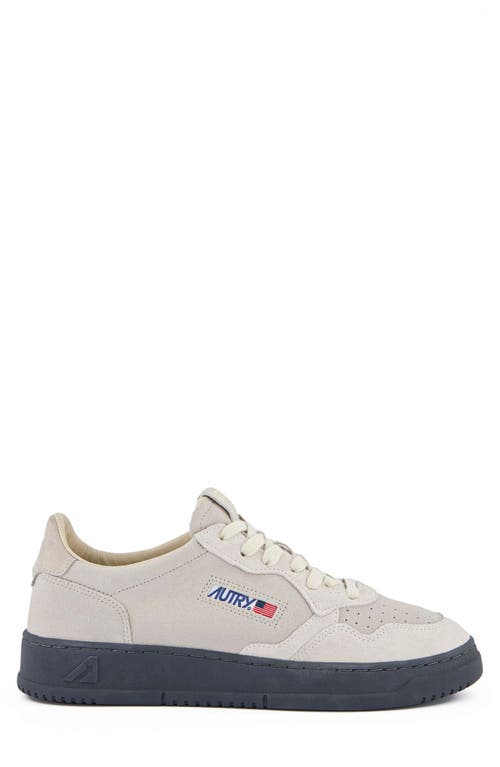 Shop Autry Medalist Low Sneaker In Mix/suede/white