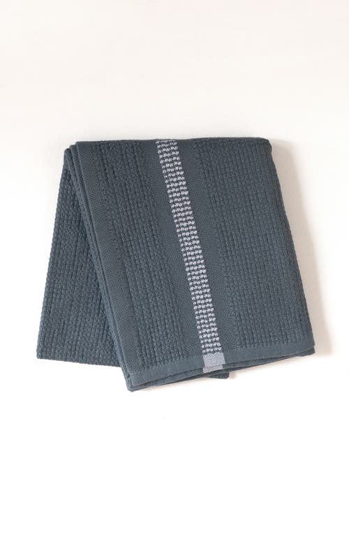 Mungo Organic Block Rib Hand Towel Set Of 2 In Orion