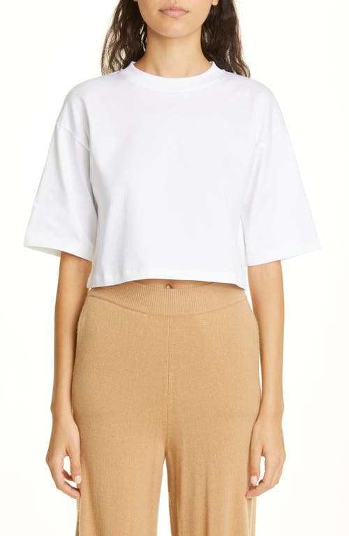 Loulou Studio Gupo Crop Supima Cotton T-Shirt at Nordstrom,