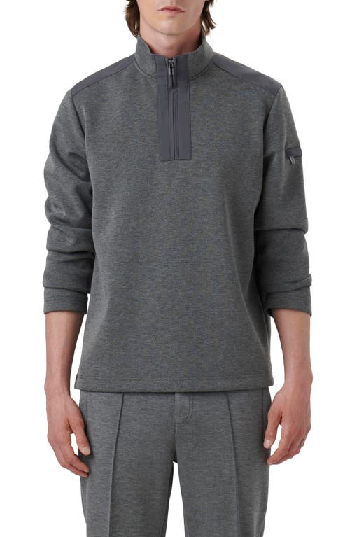 Bugatchi Soft Touch Quarter Zip Pullover at Nordstrom,
