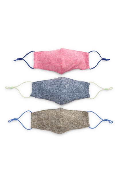 LELE SADOUGHI ASSORTED 3-PACK ADULT FACE MASKS