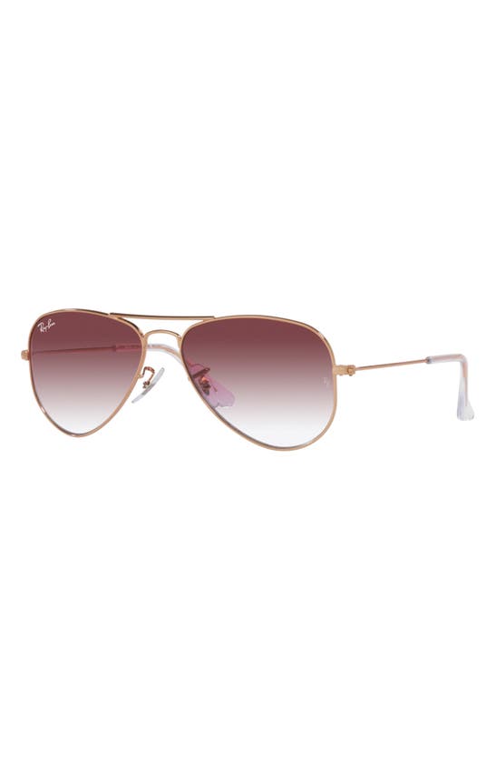 RAY BAN RAY-BAN JUNIOR 52MM AVIATOR SUNGLASSES