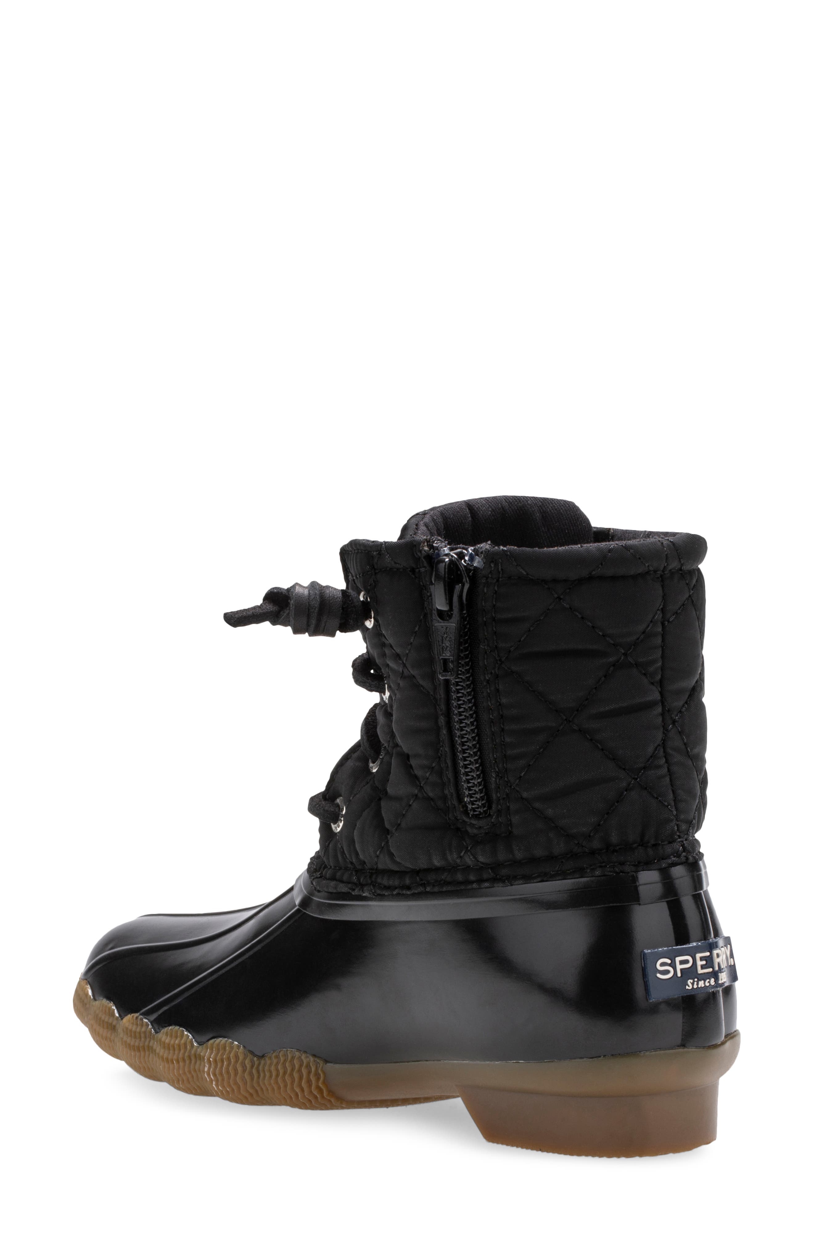 black sperry duck boots nordstrom