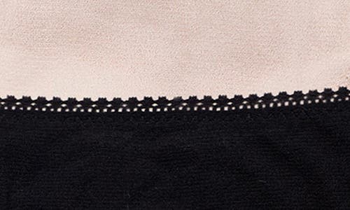 On Gossamer 5-pack Cabana Stretch Cotton Hip-g Thongs In Black/champagne