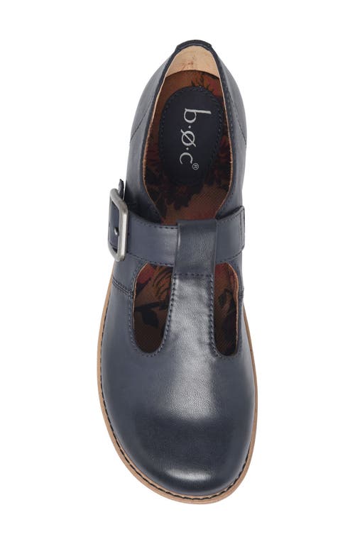 B O C Lizzy Mary Jane Flat In Navy