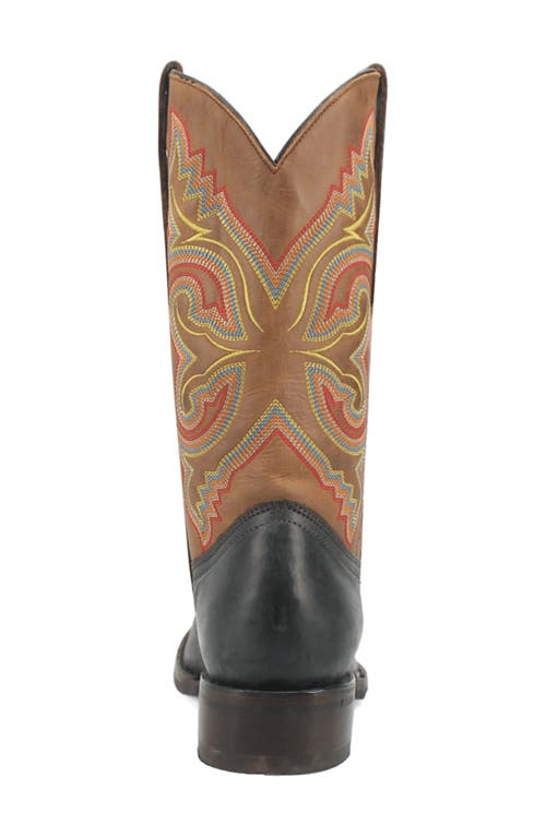 Dingo True Grit Cowboy Boot In Black