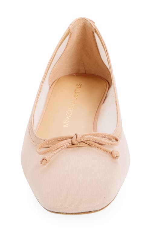 Shop Stuart Weitzman Arabella Ballet Flat In Ginger