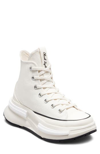Shop Converse Run Star Legacy Cx High Top Platform Sneaker In Egret/black/white