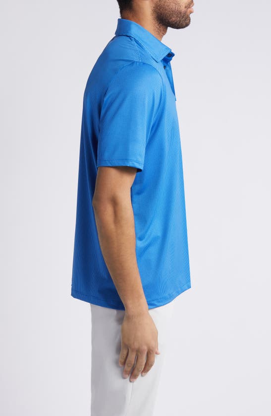 Johnston & Murphy Xc4 Cool Degree Performance Polo In Blue/navy