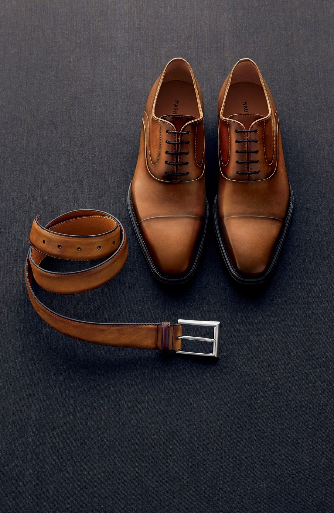 Magnanni Catalux Leather Belt Nordstrom