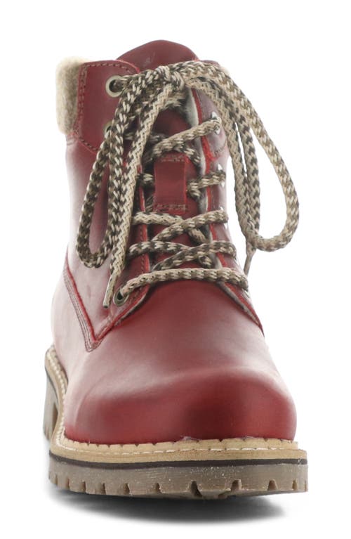 Shop Bos. & Co. Hartt Waterproof Boot In Sangria/castanho