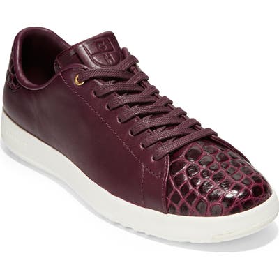 Cole Haan Grandpro Tennis Shoe, Burgundy