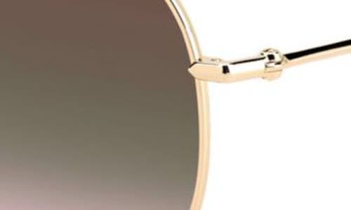 Missoni 57mm Gradient Aviator Sunglasses In Gold