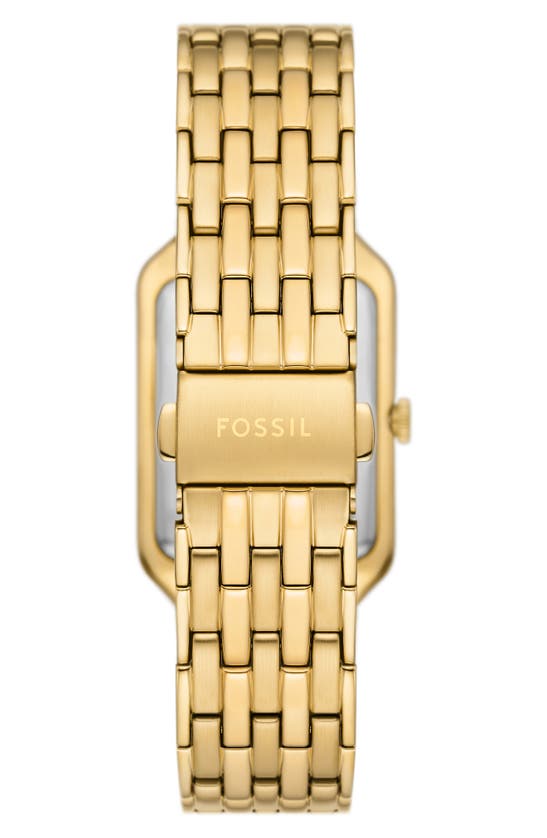 Shop Fossil Raquel Bracelet Watch, 26mm In Gold