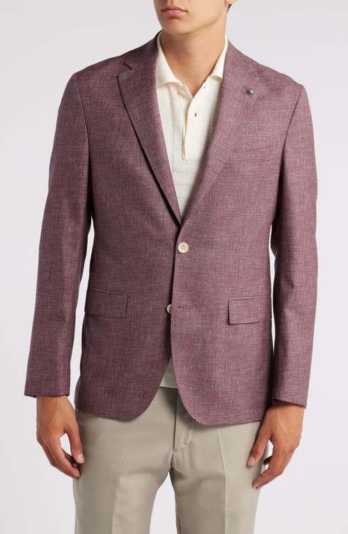 Shop Jack Victor Midland Wool Sport Coat In Berry