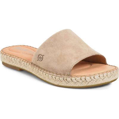 B?rn San Benito Espadrille Slide Sandal, Beige