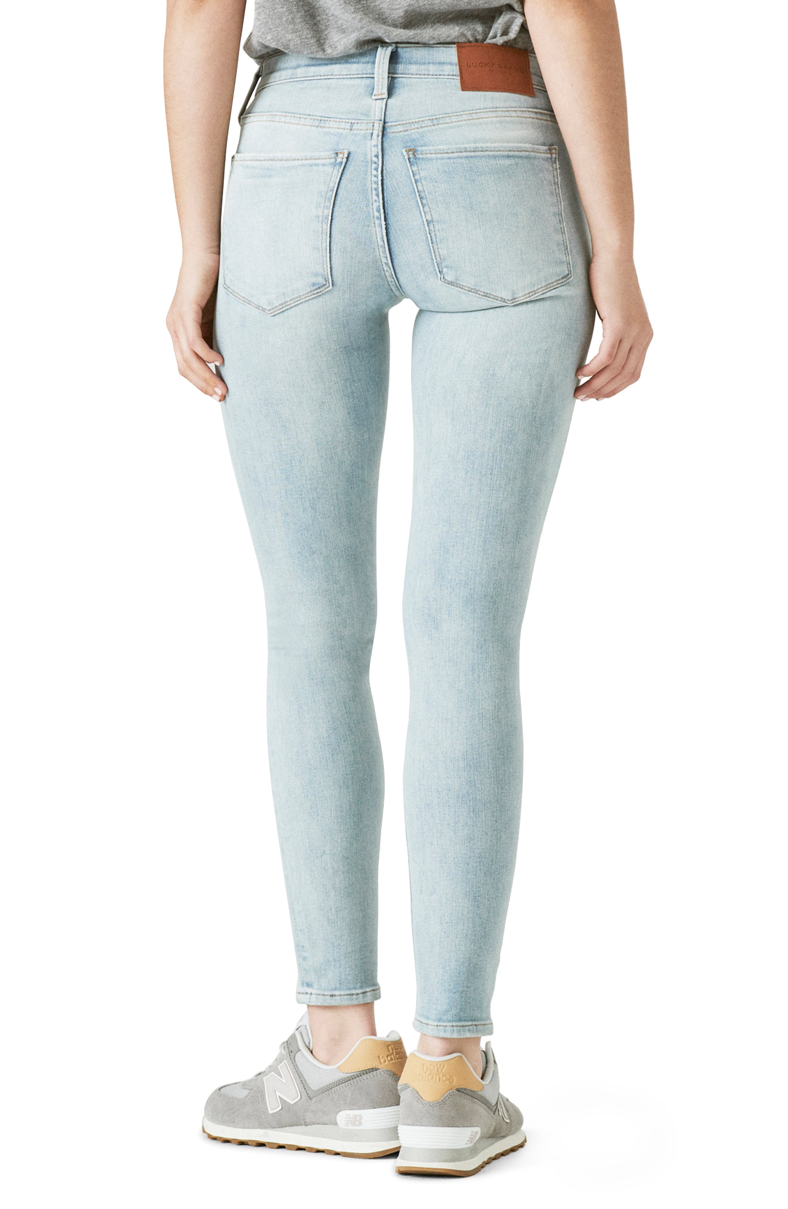 Lucky Brand Ava Ripped Skinny Jeans 