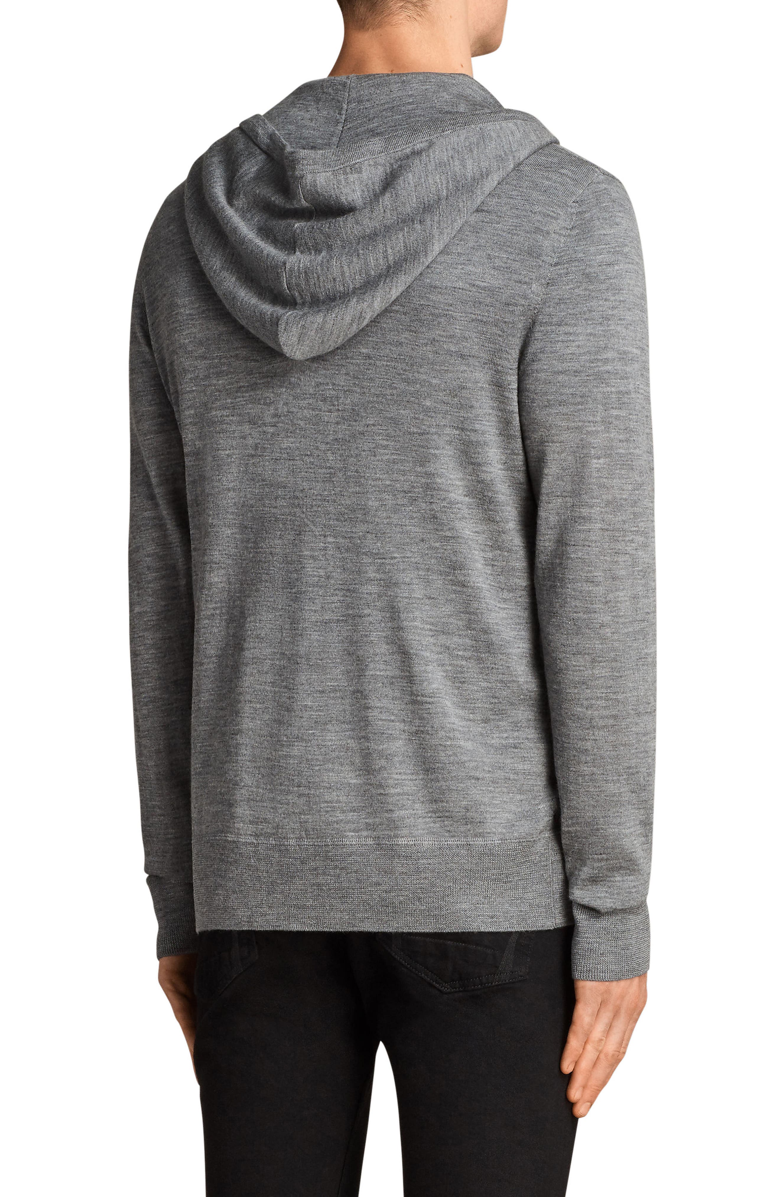 all saints mode merino zip hoody