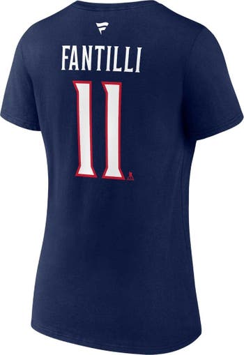 Women's Fanatics Branded Adam Fantilli Navy Columbus Blue Jackets Home Breakaway Player Jersey Size: Small
