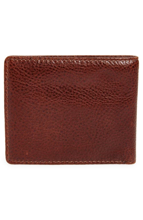 Will Leather Goods Classic Leather Bifold Wallet In Cognac