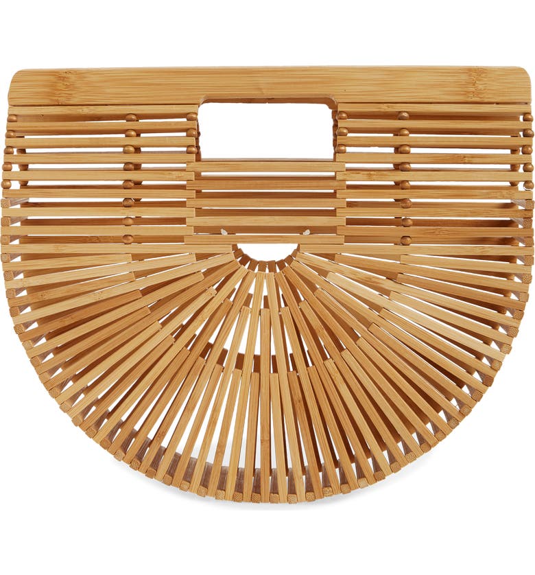 CULT GAIA Mini Ark Handbag, Main, color, NATURAL