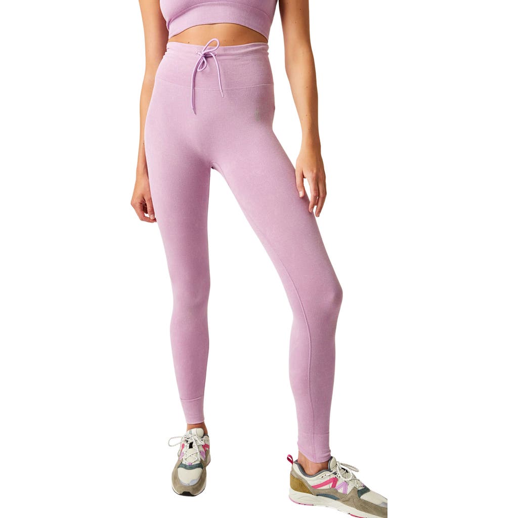 Free People Go To Leggings In Washed Chive Blossom