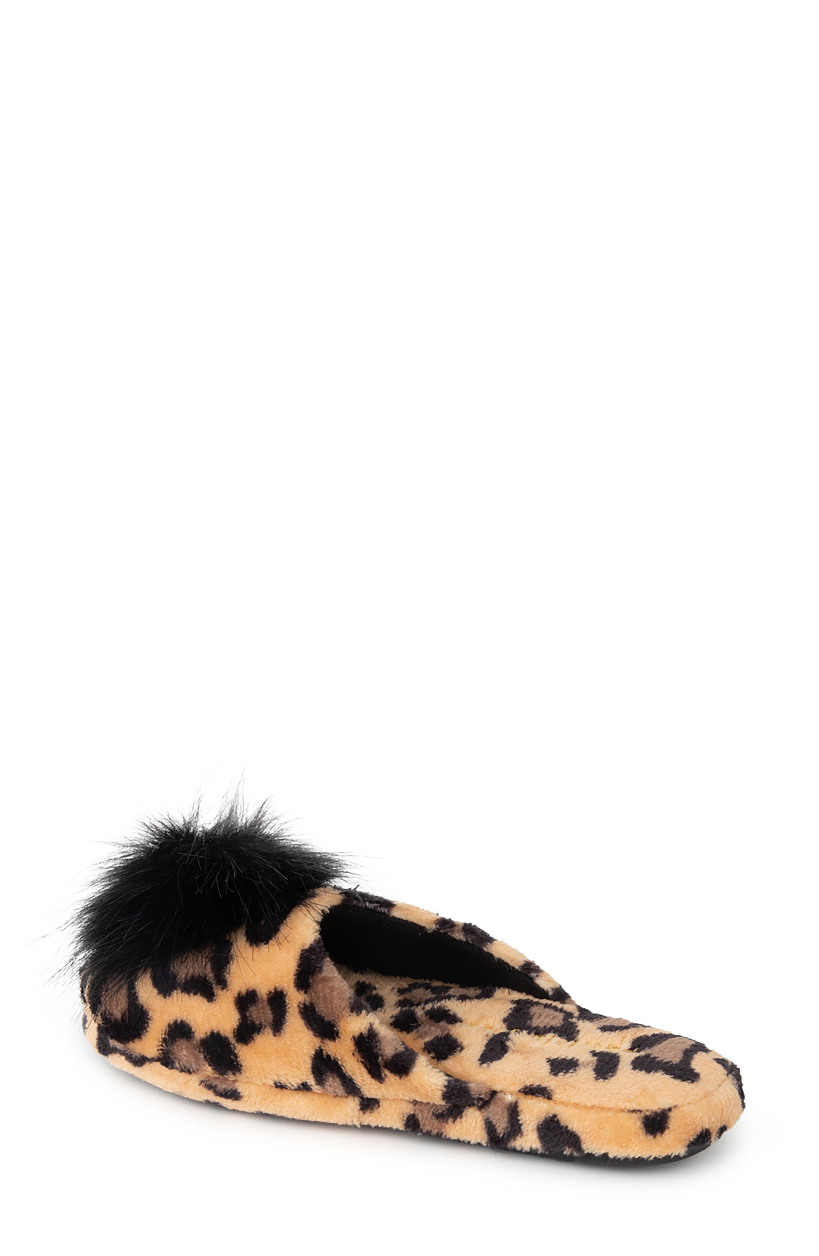 Nordstrom leopard slippers Clearance