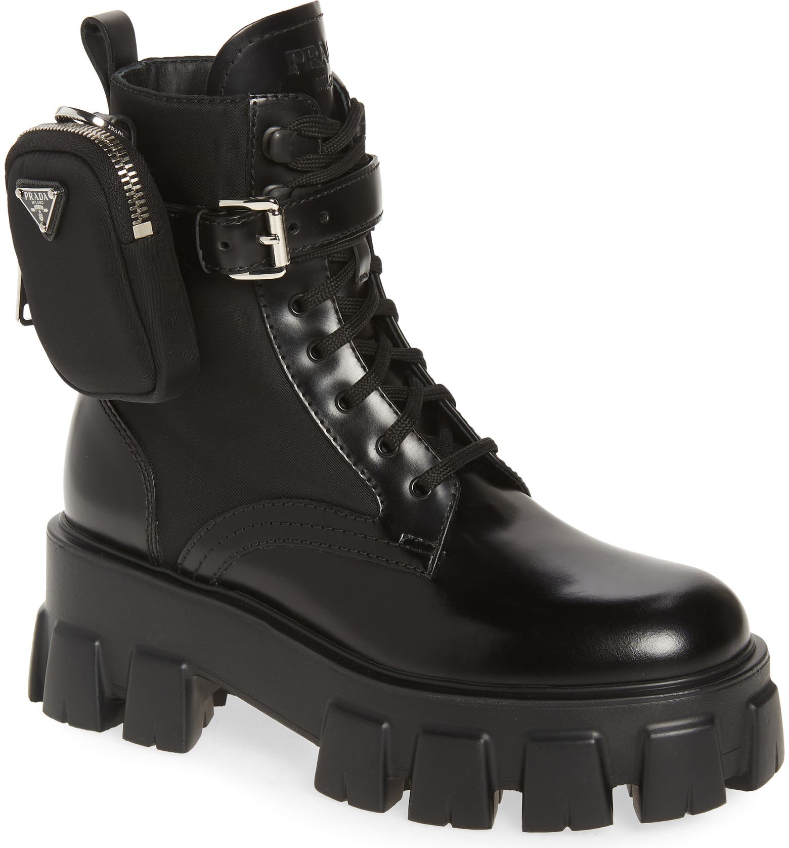 Black Prada Monolith boots