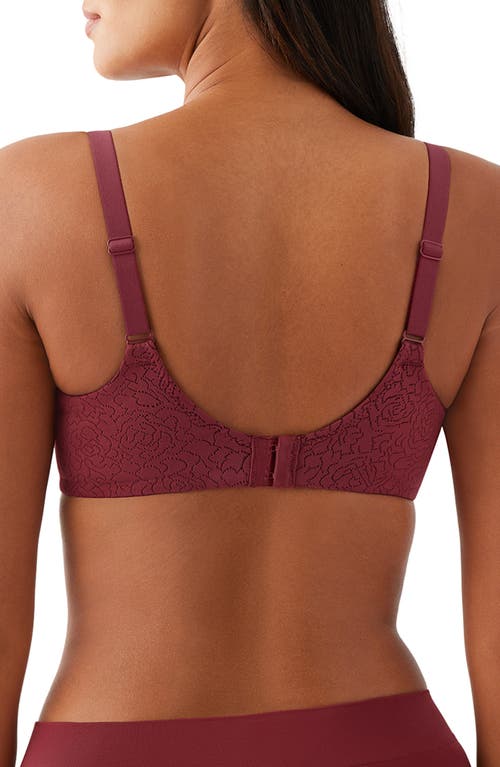 Shop Wacoal Inside Job Underwire Bra In Cordovan