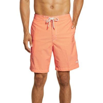 Tommy Bahama Sea Glass Baha Classic Fit Board Shorts, Orange