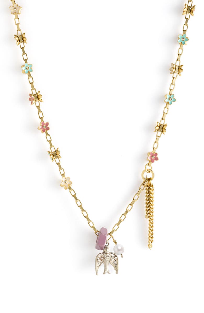 Juicy Couture 'Festival Chic' Charm Pendant Necklace | Nordstrom