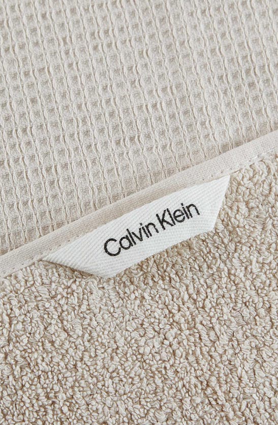 Shop Calvin Klein Eternity Cotton Bath Essentials In Off White