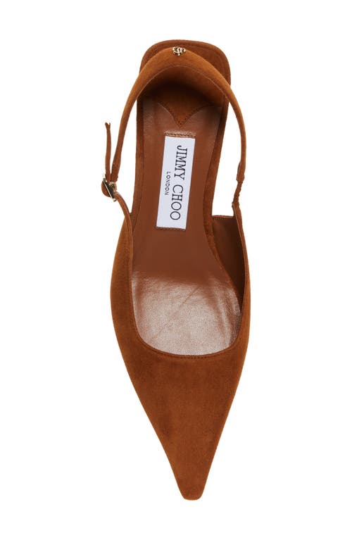 Jimmy Choo Slingback Amel In Tan/tortoise